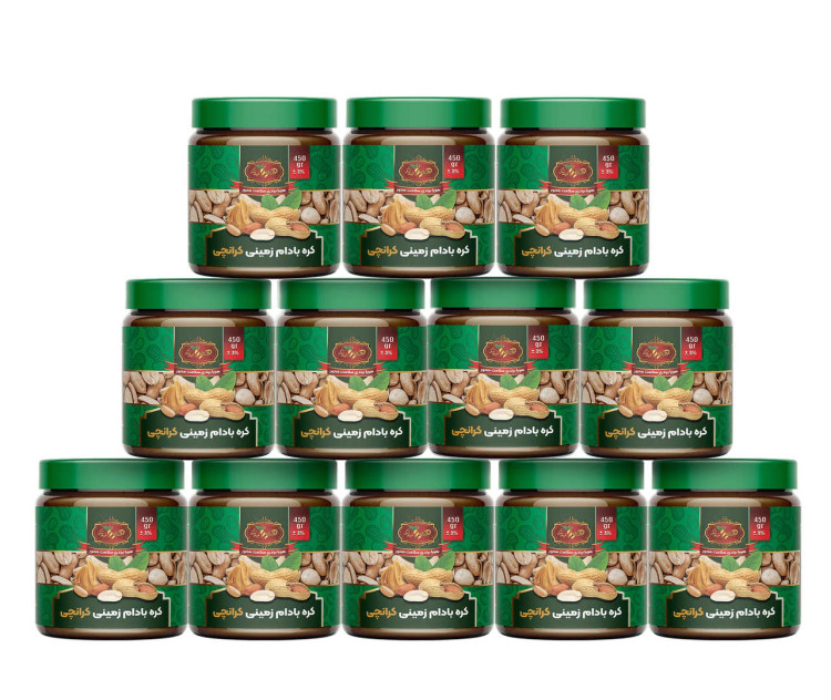 کره بادام زمینی کرانچی