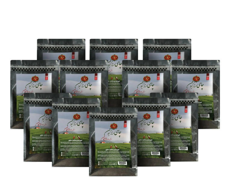 چای سیاه ایرانی هورا مدل سرگل گیلانی ارگانیک