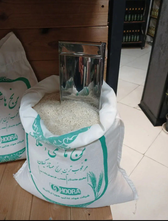 برنج دانه بلند مدل هاشمی گیلان هورا وزن 5کیلو