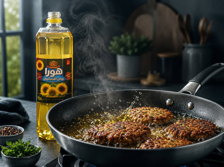 روغن آفتابگردان مدل سنتی هورا